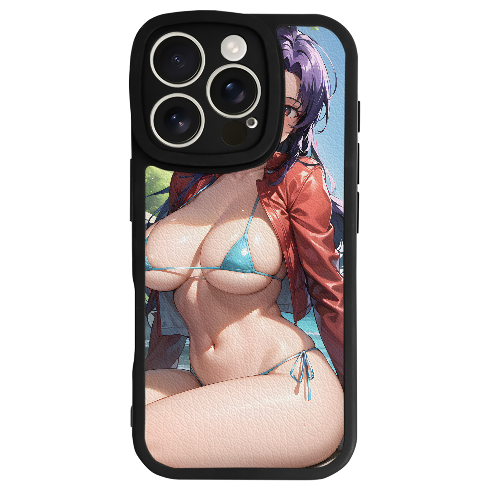 （画像用） EVA 新世紀エヴァンゲリオン 【iPhone 16シリーズ対応】シリコンスマホケース（レザー調） 材質：シリコン